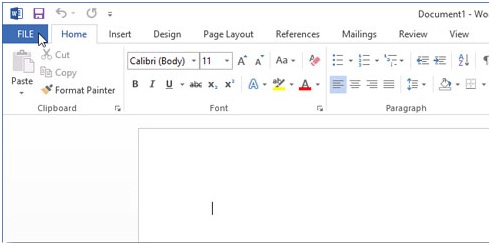 how to copy and paste in word 2013