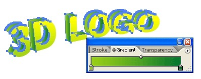 Hướng dẫn vẽ logo 3D trong illustrator CS6 3