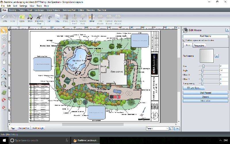 Phần mềm thiết kế sân vườn Real-time Landscaping Architect